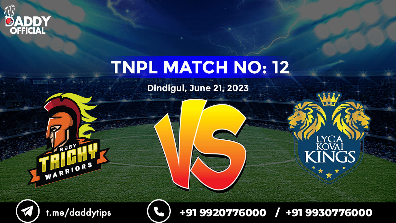 TNPL 2023 | TRICHY vs LKK | 12th Match | Highlights