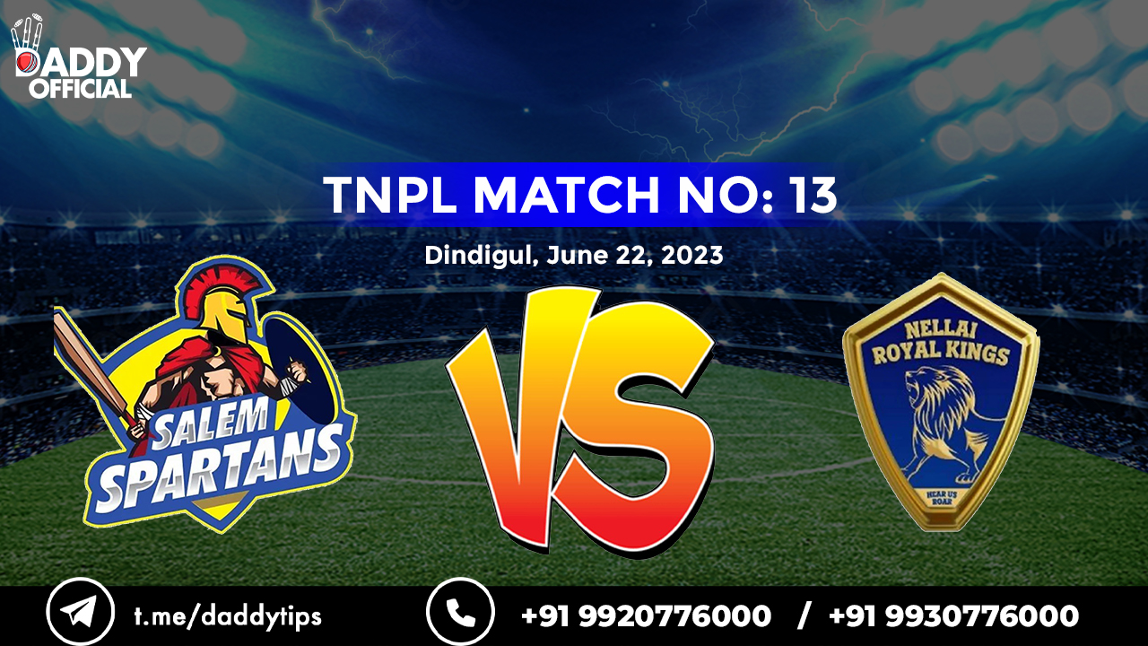TNPL 2023 | SLST vs NRK | 13th Match | Highlights