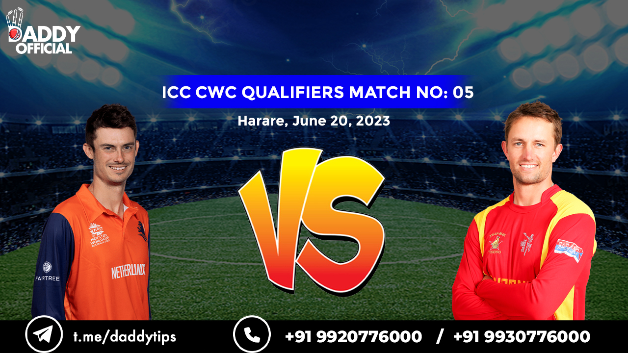 ICC CWC (Q) 2023 | ZIM vs Netherlands | 5th Match Highlights