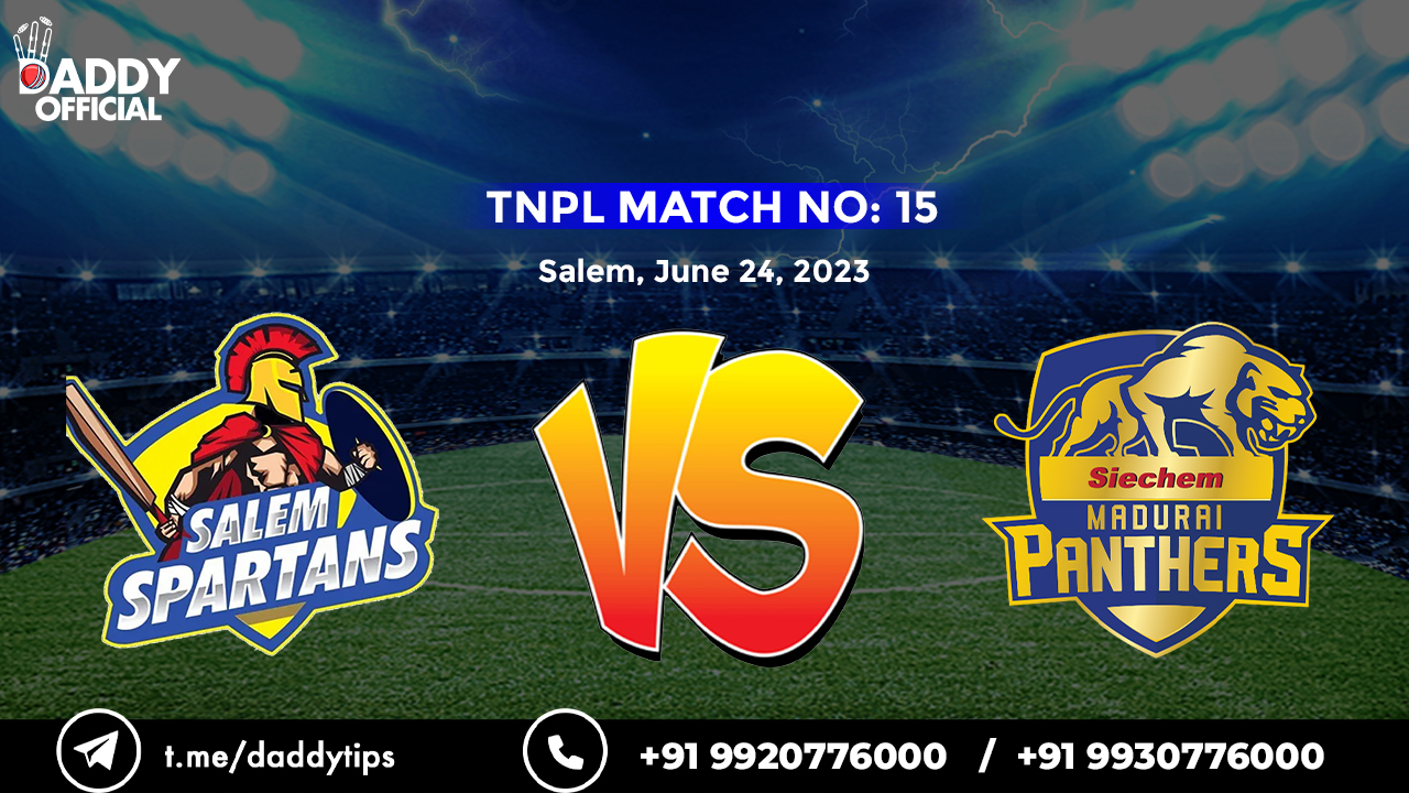 TNPL 2023 | SMP vs SS | 15th Match | Highlights