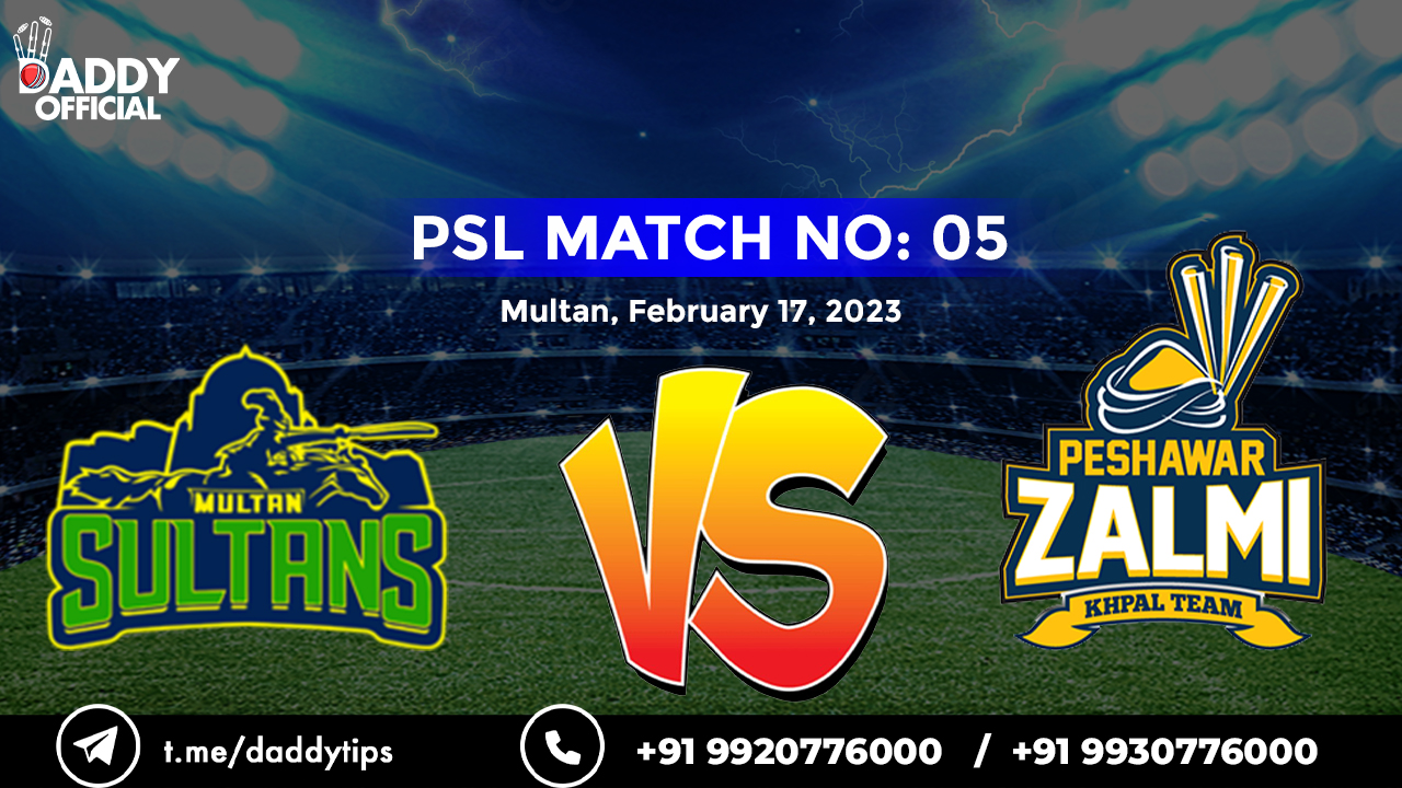 PSL 2023 | 5th Match | Multan Sultans VS Peshawar Zalmi | Match Highlights