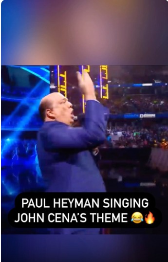Paul Heyman a legend 💀🤣 (via @wwe)
