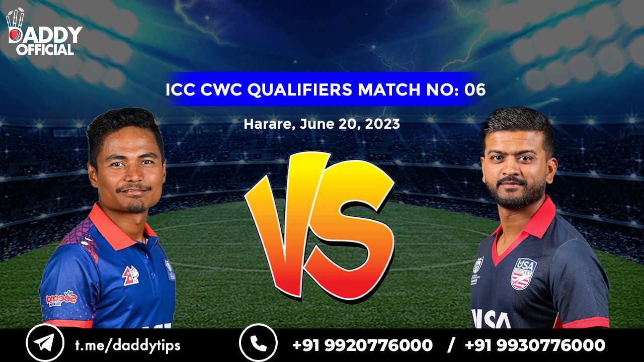 ICC CWC (Q) 2023 | USA vs NEP | 6th Match Highlights