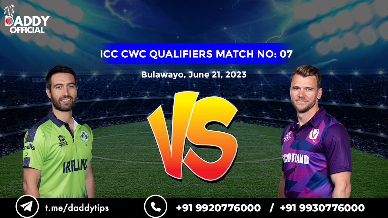 ICC CWC (Q) 2023 | IRE vs SCO | 7th Match Highlights