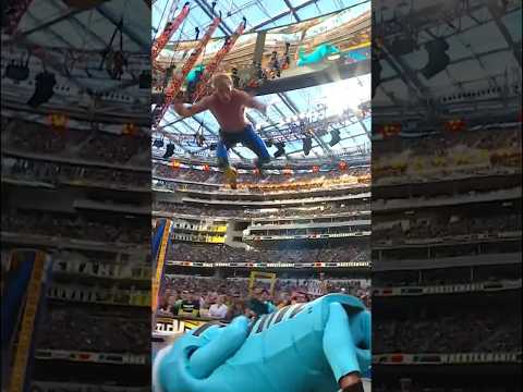 Logan Paul ended up frog splashing KSI at WrestleMania!