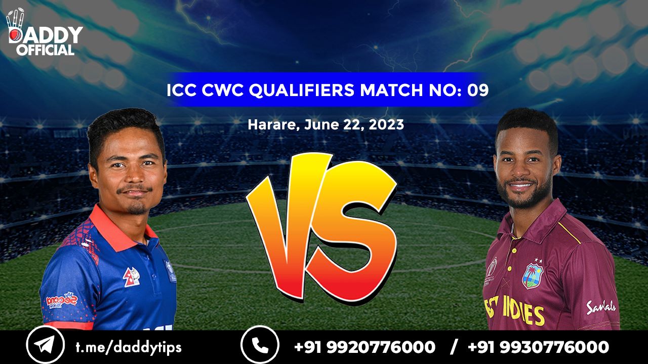 ICC CWC (Q) 2023 | WI vs NEP | 9th Match Highlights