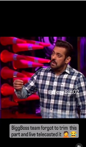 BiggBoss team forgot to trim this part and live telecasted it 🤦😂