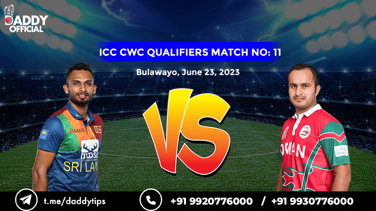 ICC CWC (Q) 2023 | SRI LANKA vs OMAN | 11th Match Highlights