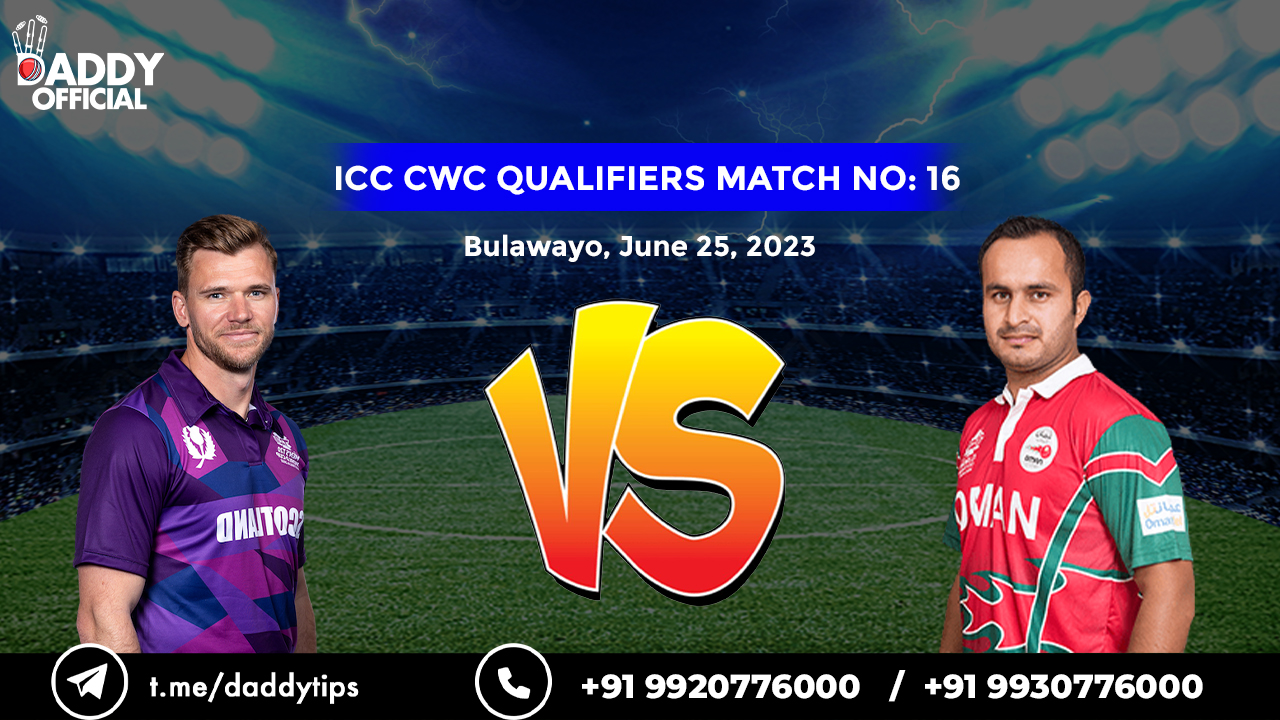 ICC CWC (Q) 2023 | SCO vs OMAN | 16th Match Highlights