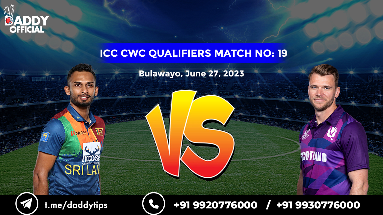 ICC CWC (Q) 2023 | SRI vs SCO | 19th Match Highlights