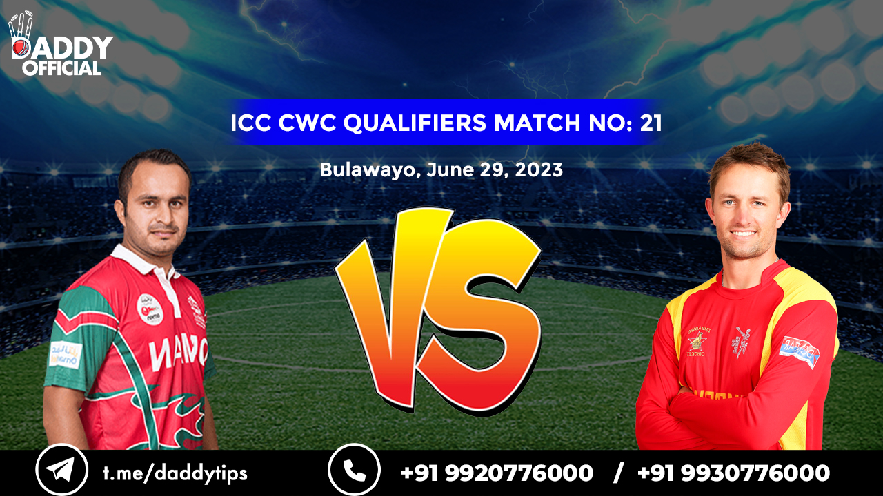 ICC CWC (Q) 2023 | ZIM vs OMAN | 21st Match Highlights