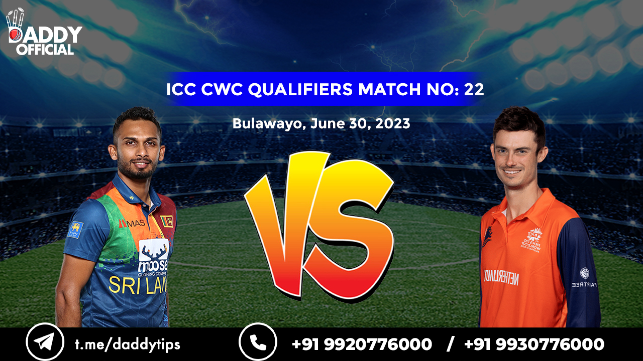 ICC CWC (Q) 2023 | SRI vs NED | 21st Match Highlights