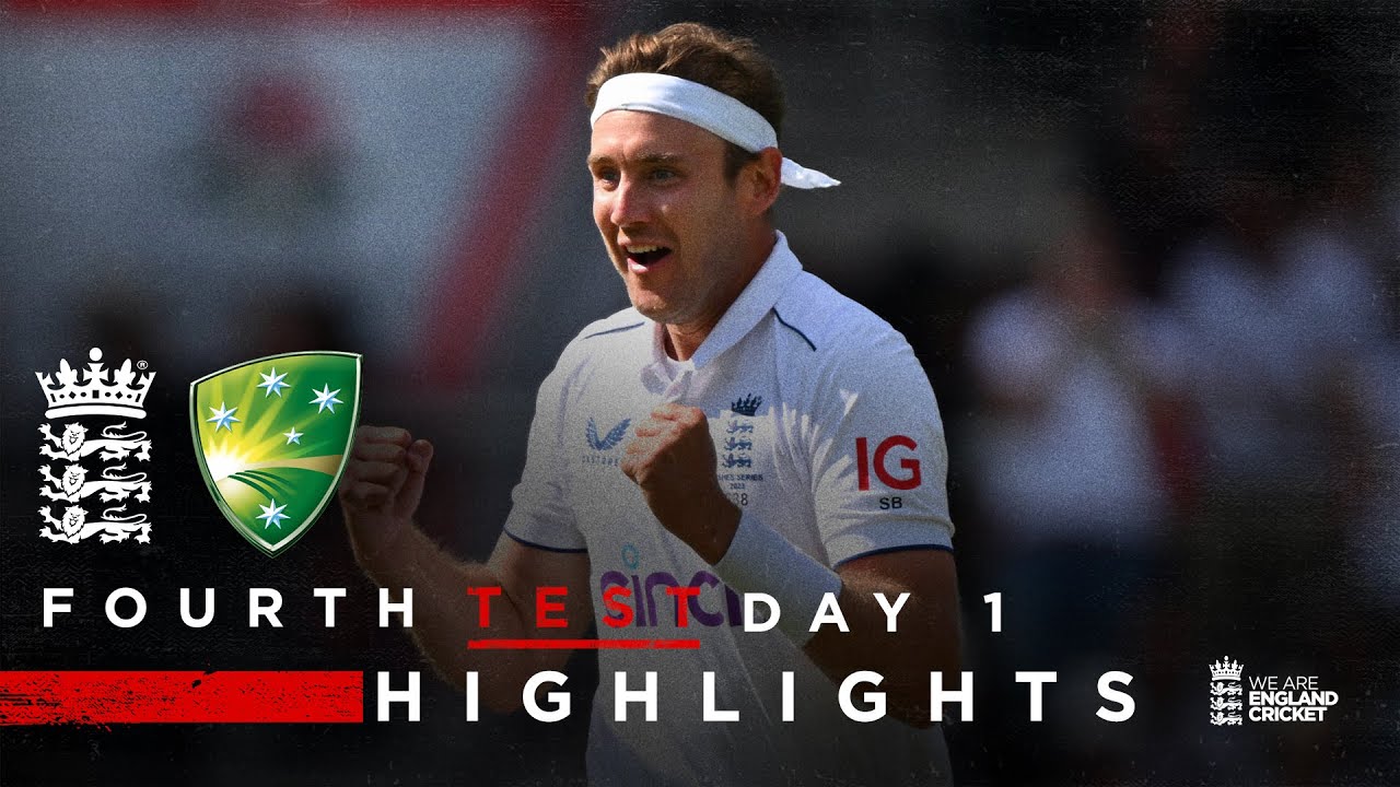 Woakes Takes 4-52 & Broad’s 600th – Highlights – England v Australia Day 1 – LV= Insurance Test 2023