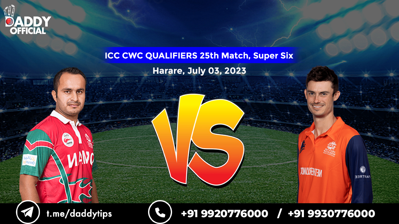 ICC CWC (Q) 2023 | NED vs OMAN | Super Sixes Match 5 Highlights