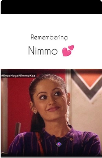 Nimmo- from “kyaa hoga Nimmo kaa” 💕😄