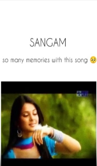 Sangam, so many memories 🥺🤌❤️