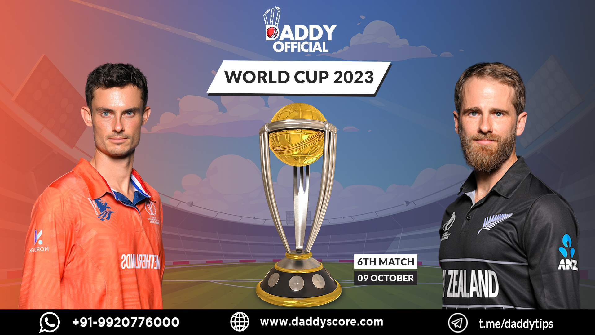 World Cup 2023 | 6th Match NZ vs NED Highlights