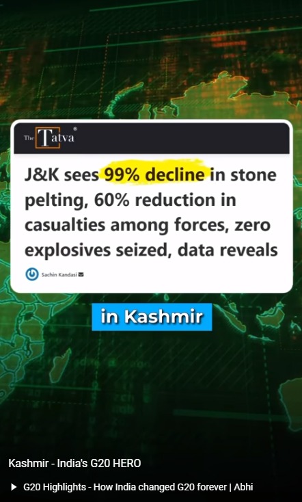 Kashmir – India’s G20 HERO