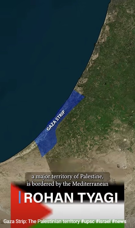 Gaza Strip- The Palestinian territory