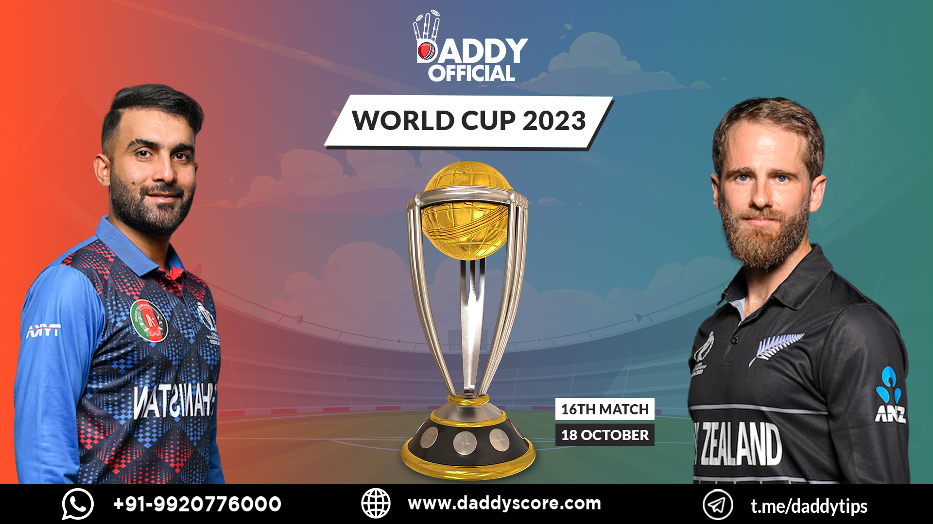 World Cup 2023 16th Match NZ vs AFG  Highlights