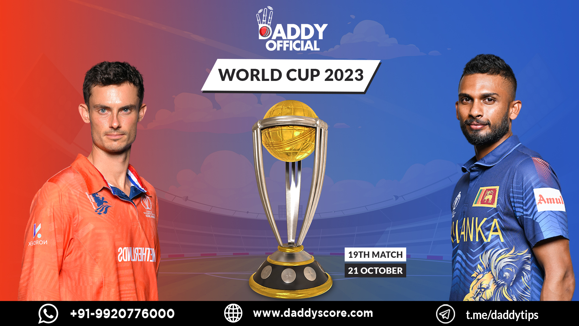 World Cup 2023 19th Match NED vs SL Highlights