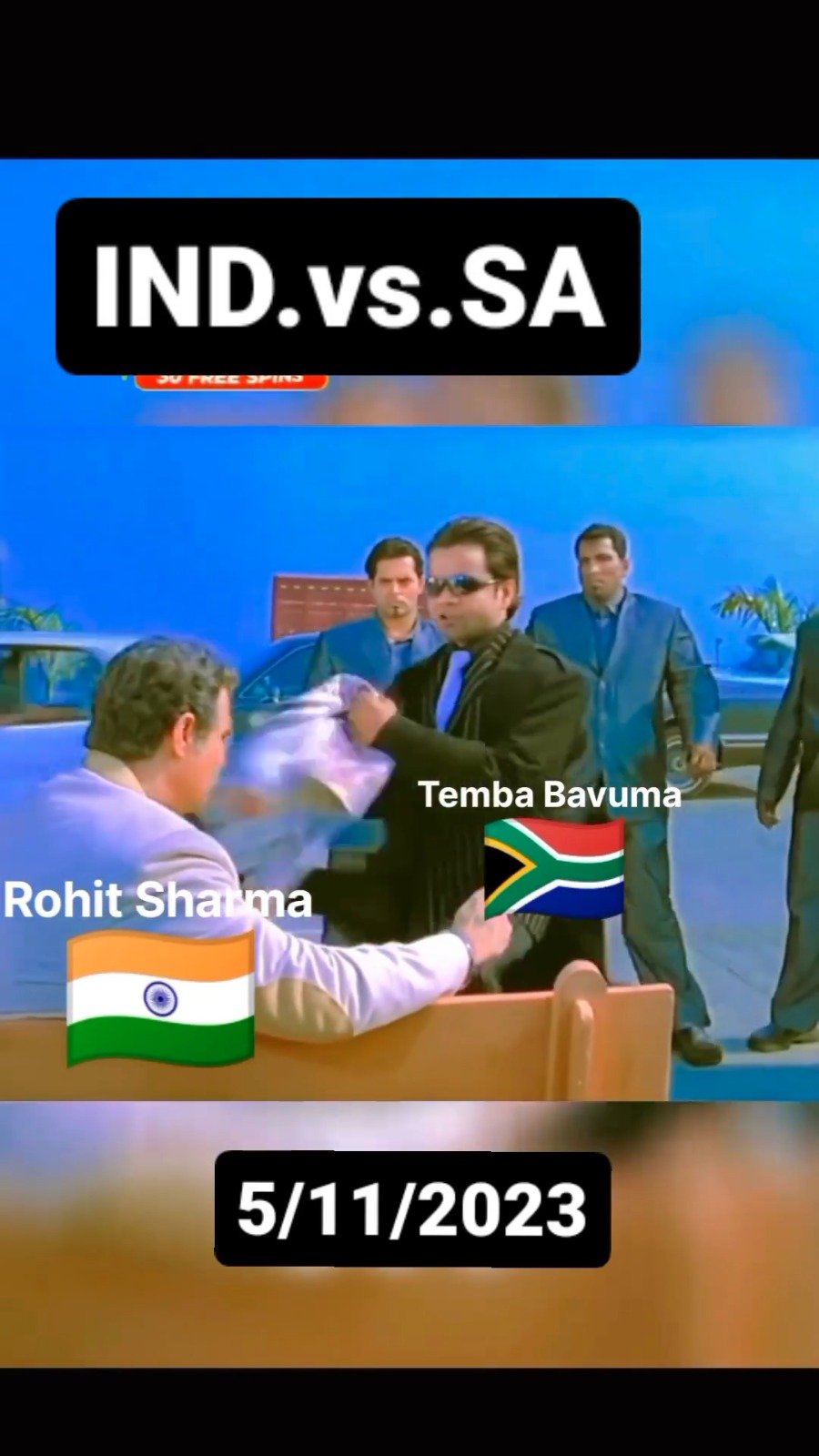 Sharma vs Bavuma 🤣😂