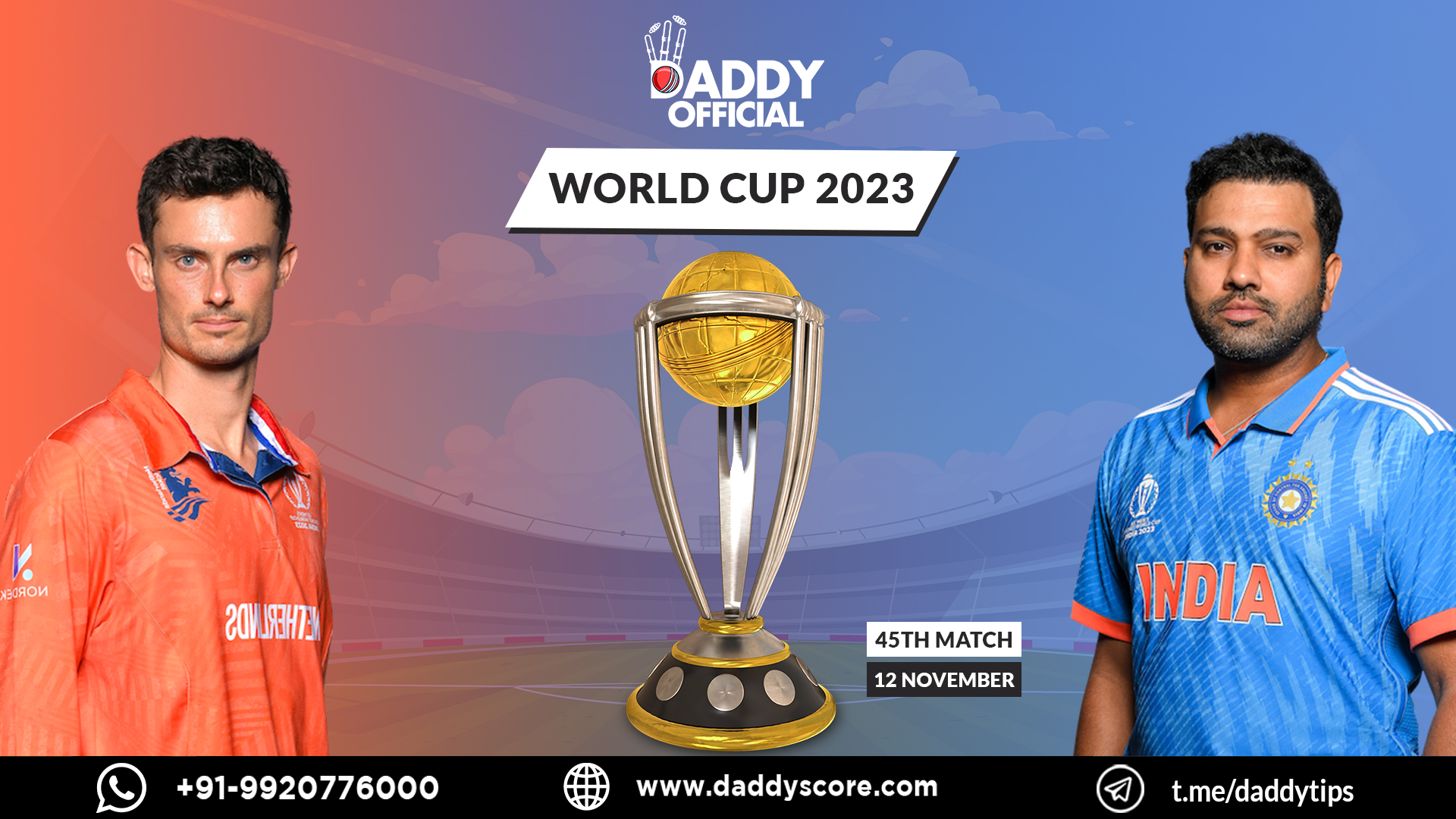 World Cup 2023 45th Match IND vs NED Highlights