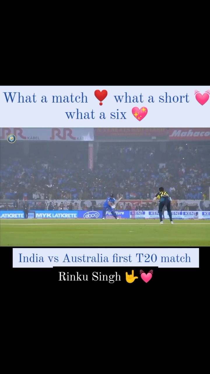 India vs Australia first T20 match ❣️