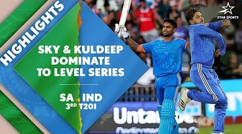 Suryakumar’s 100 & Kuldeep’s 5-fer Mark Team India’s Massive Win – SA vs IND 3rd T20I Highlights