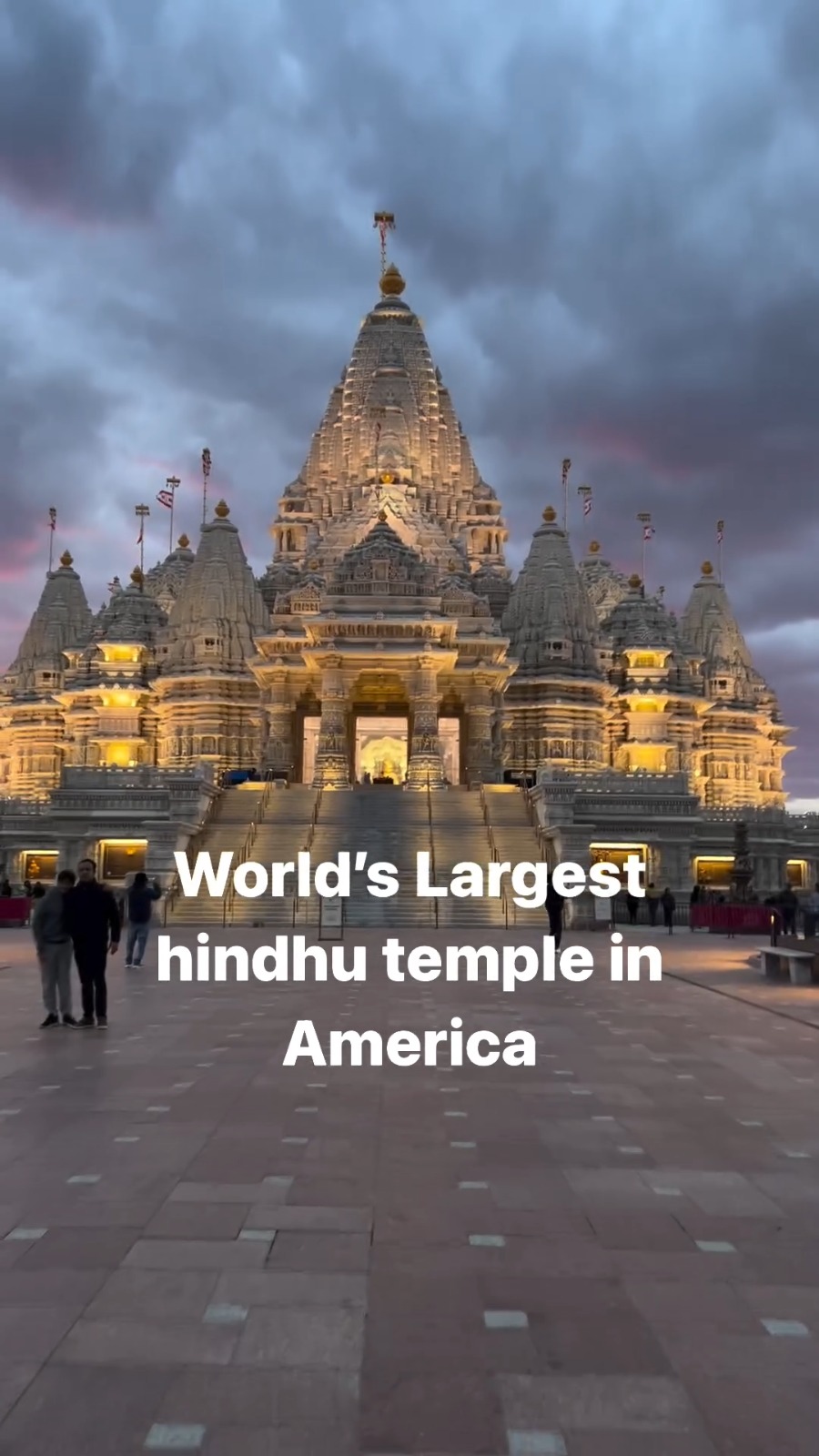 World’s largest hindhu temple in America