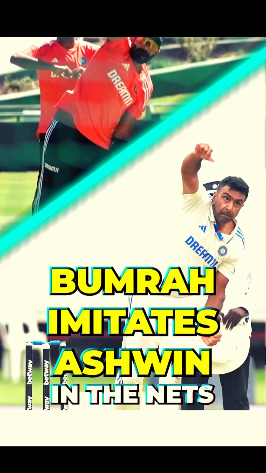 Bumrah Imitates Ashwin
