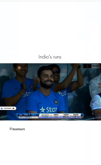 It’s Captain Virat’s Indian team❤️