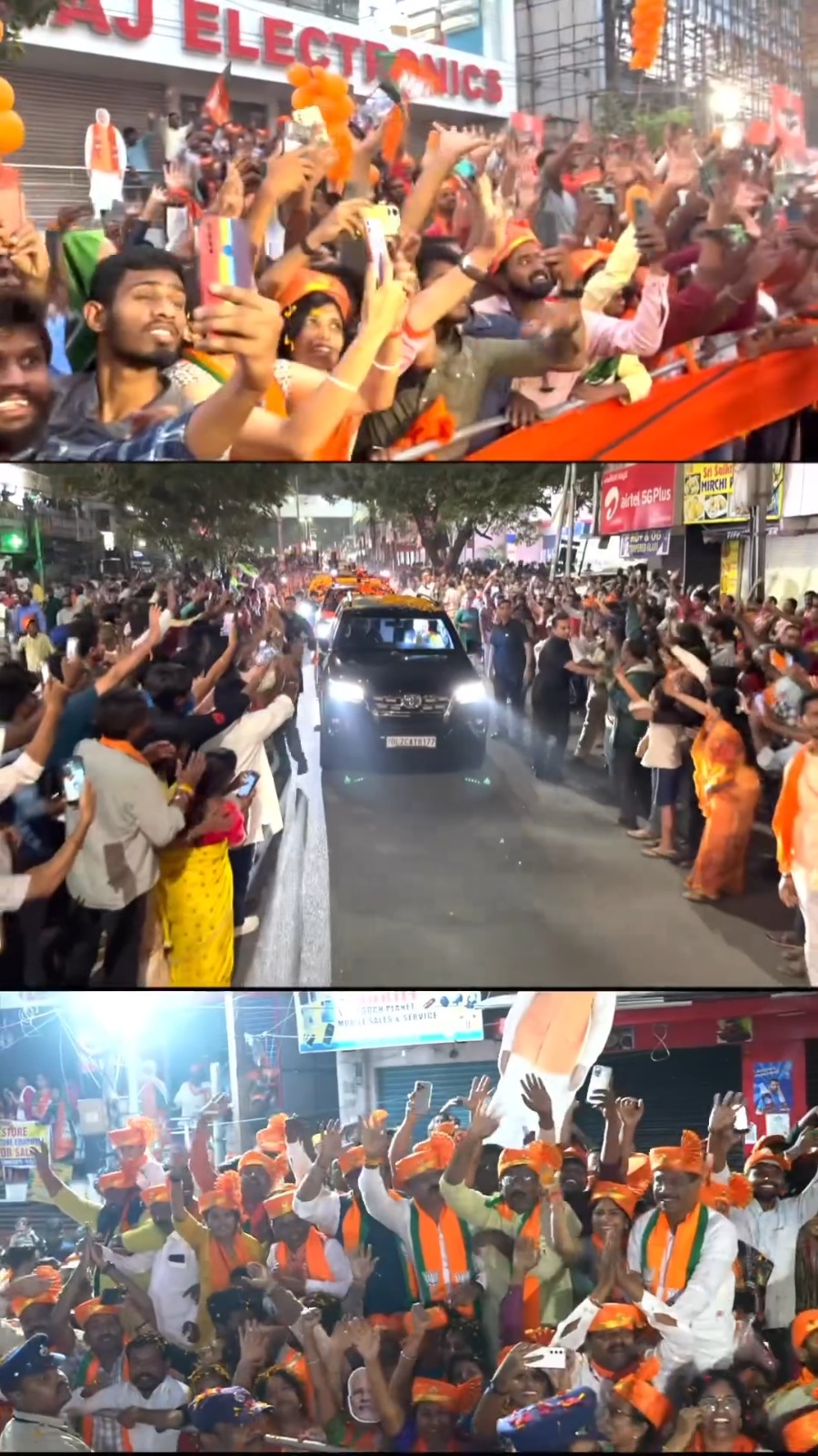 Thank you Hyderabad for the incredible warmth and affection during the roadshow last evening!