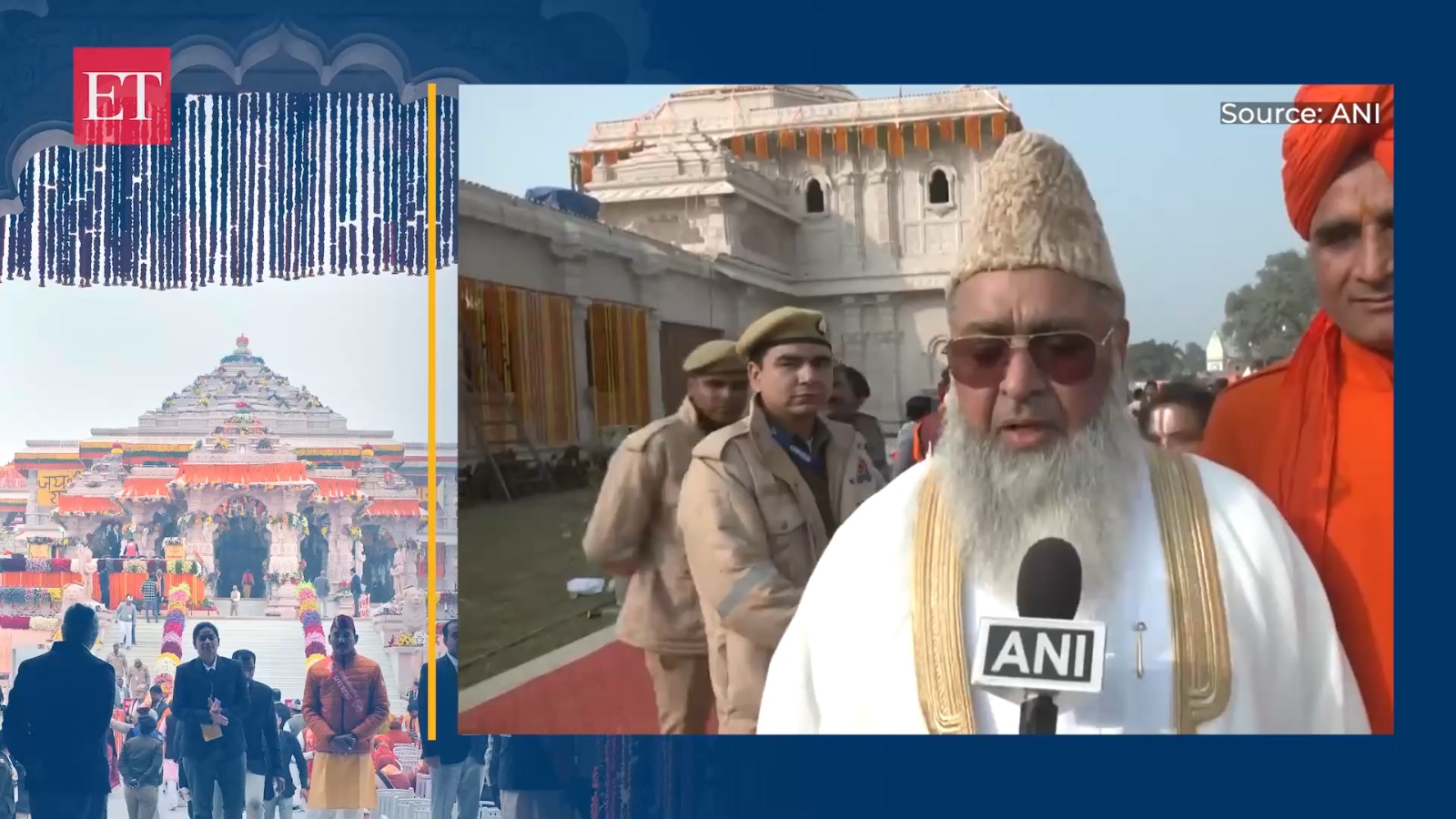 All India Imam Organisation chief attends RamMandir