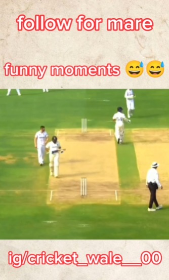 Funny moment of cricket 🏏😅