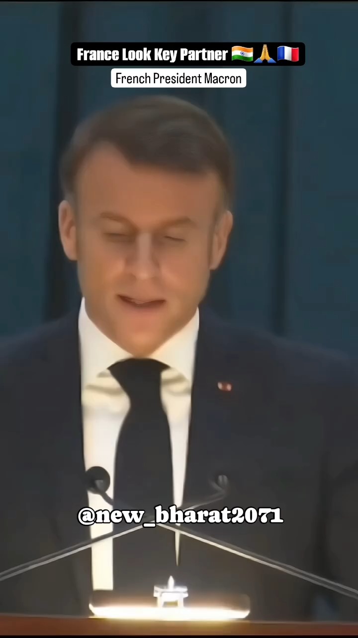 I will not forget the Chai (tea) with PM Modi in Jaipur bcz it was paid by UPI”, says French President Macron at Rashtrapati Bhawan. Adds,’it was special