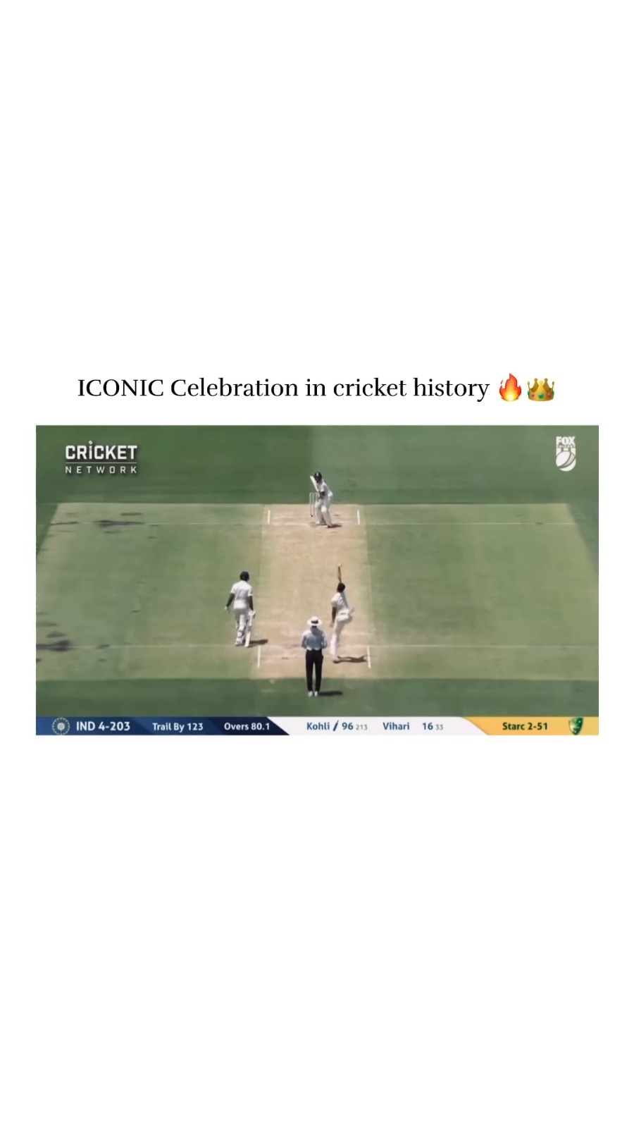 ICONIC celebration in cricket history 🔥👑