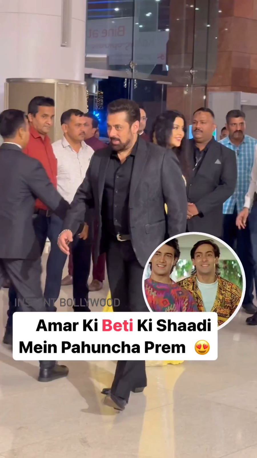 Bhai is here for his Friend’s Daughter’s Wedding Reception ❤️