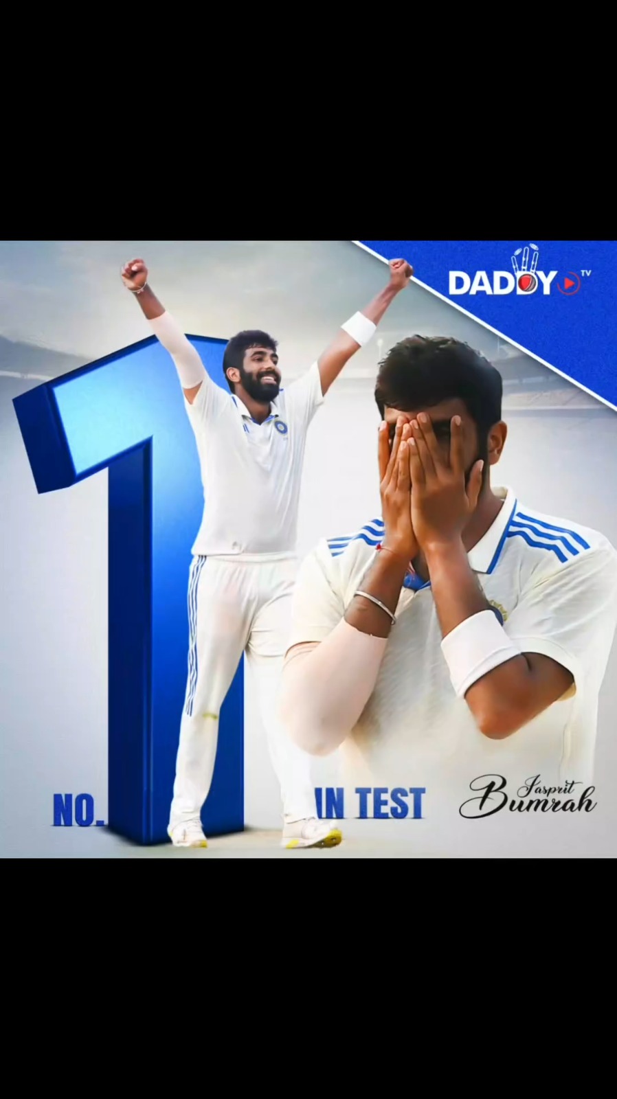 🔥😎The first bowler in history to rank #1 across all forms is Jasprit Bumrah.