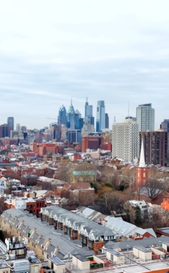 Views of Center City from Society Hill