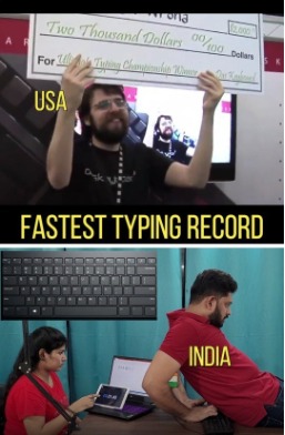 World’s fastest backward typing