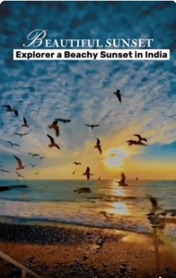 Share & Save ✨Experience a beachy sunset in India