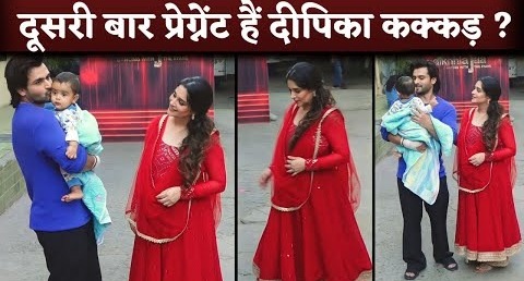 Is Dipika Kakar Pregnant Second Time Actress Spotted With Shoaib Ibrahim and Son Ruhaan