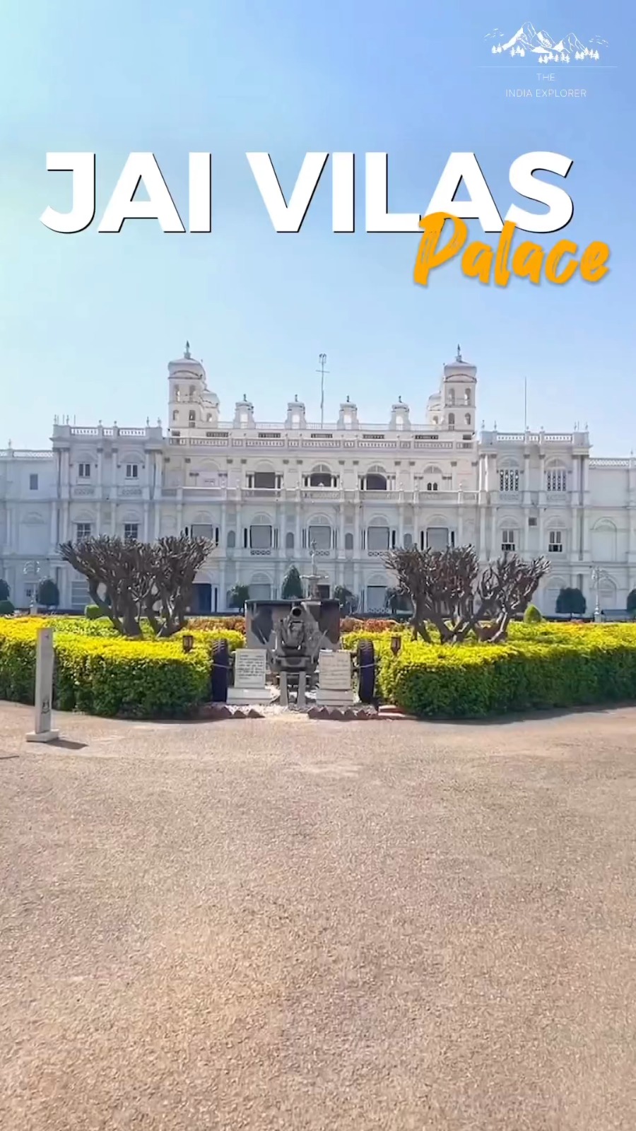 Jai Vilas Palace: An Architectural Marvel Discover the captivating Jai Vilas Palace, a work of art that skillfully combines Mughal and Medici influences with European beauty.