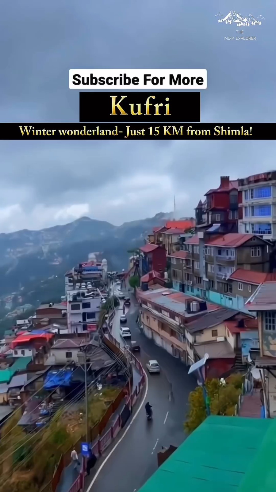 📍Kufri: The Winter Wonderland of Himachal Pradesh