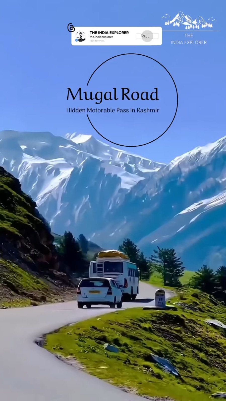 📍Hidden Motorable Pass in Kashmir!