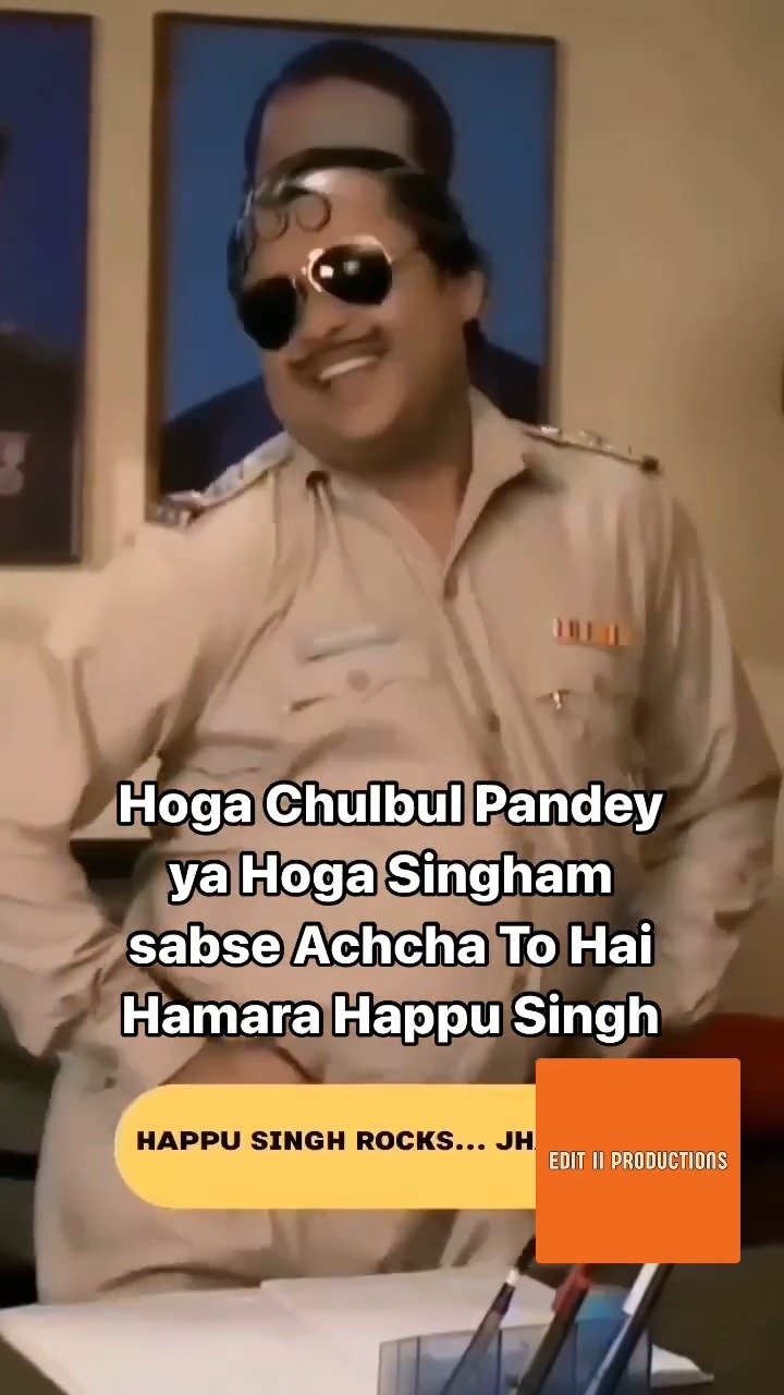 Happu Singh 😜