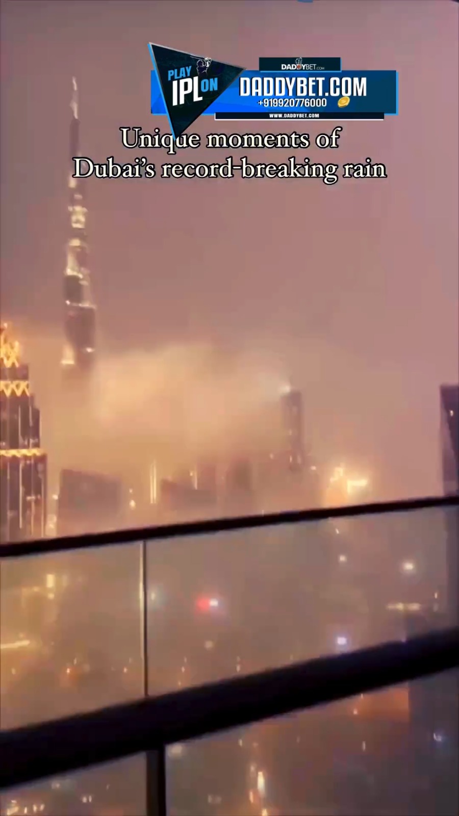 Dubai is struggling with the rains 😨
