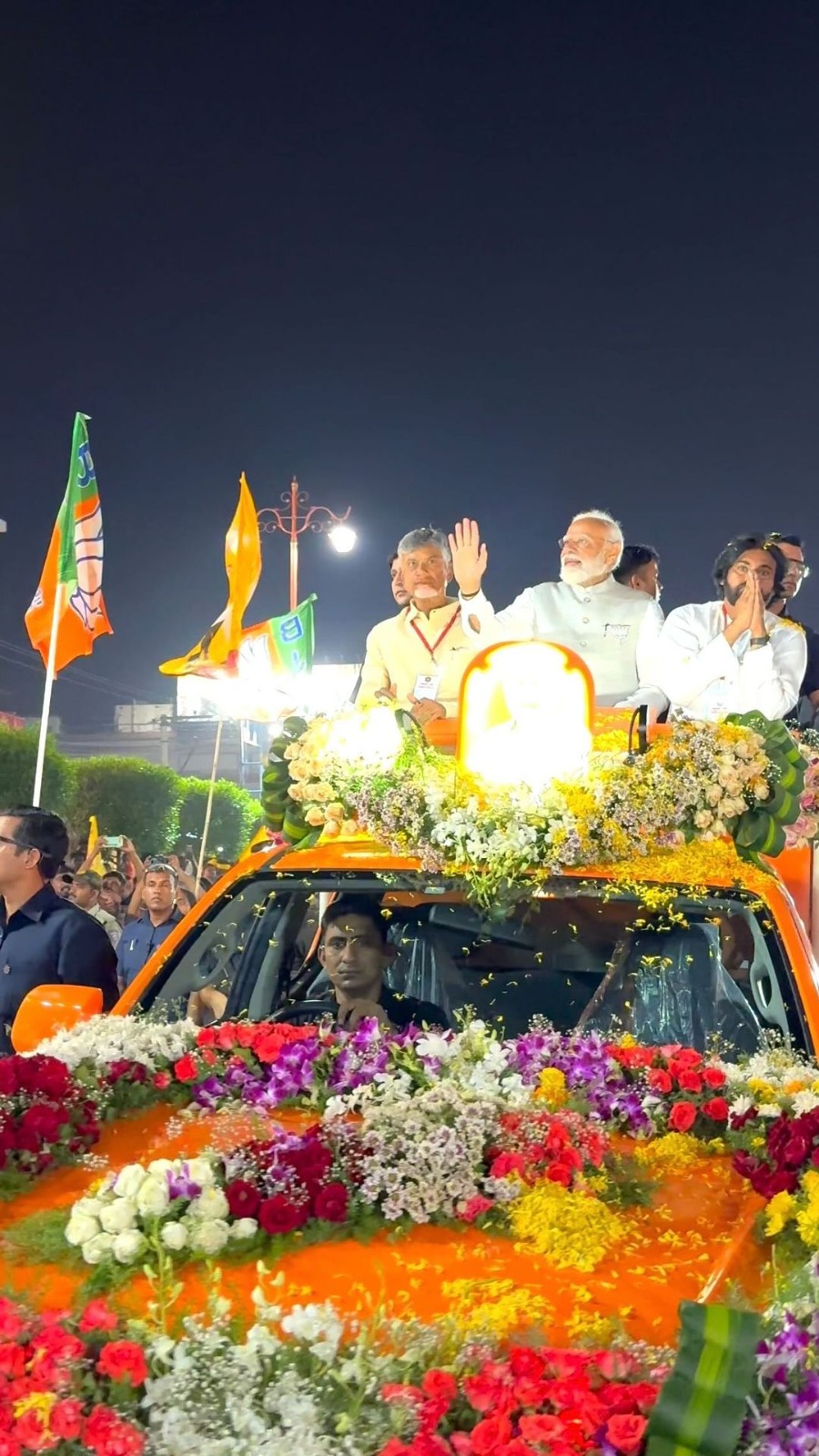 I thank the people of Vijayawada for blessing the NDA!