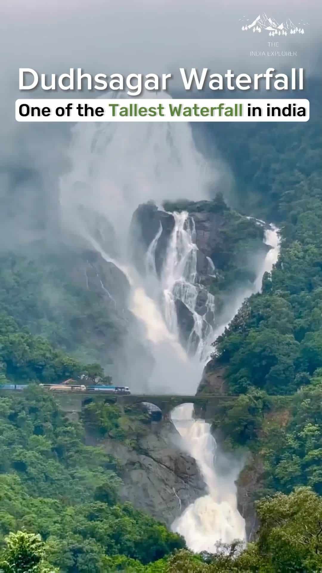 ⛲ Dudhsagar Waterfalls, Goa